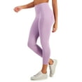 thumbnail image 1 of ID Ideology Women's High Waist Side Pocket 7/8 Length Leggings Purple Size X -Small, 1 of 3
