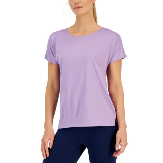 ID Ideology Women's Lightweight Techy T-Shirt Purple Size XX-Large