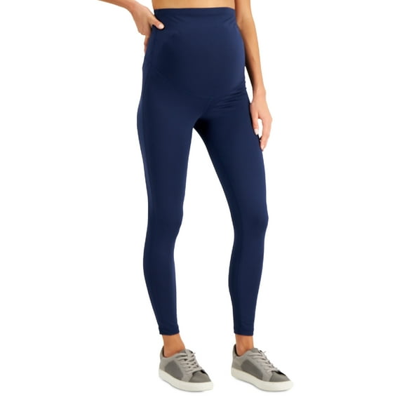 ID Ideology Women's Maternity Leggings Purple Size Medium