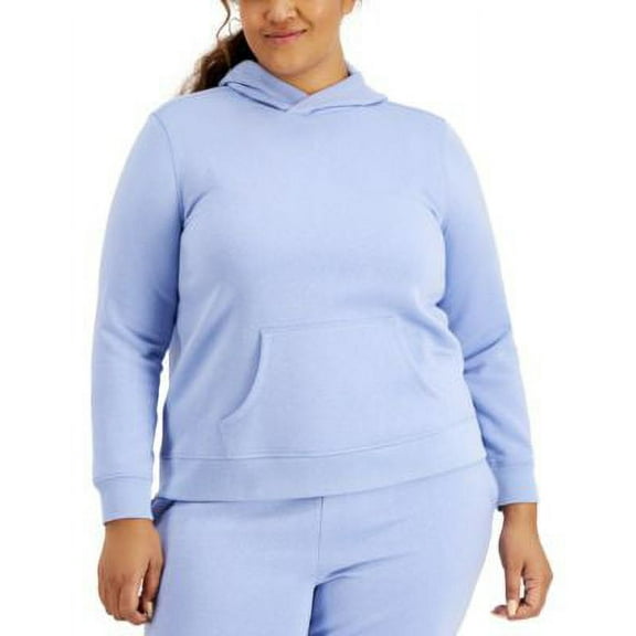 ID Ideology Women's Plus Pullover Hoodie Purple Size 1X