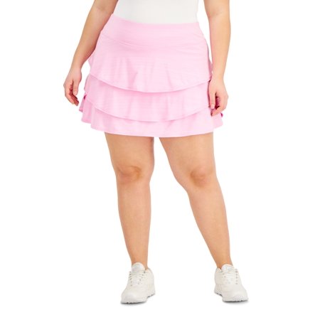 ID Ideology Women's Ruffled Skort Pink Size 3X