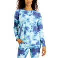 thumbnail image 1 of ID Ideology Womens Shades Tie Dyed Top Tie Dye Tartan Blue XL, 1 of 3