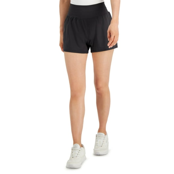 ID Ideology Women's Solid Knit Run Shorts Black Size Small