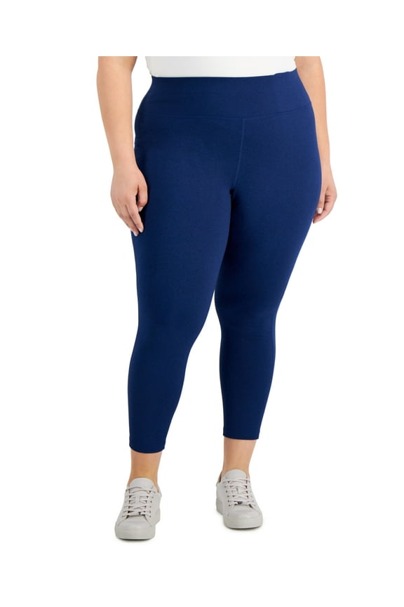 ID Ideology Women's Sweat Set Leggings Blue Size 1X