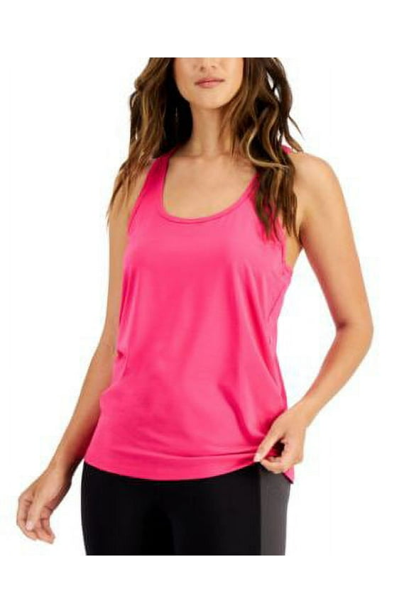 ID Ideology Women's Textured Racerback Tank Top Pink Size XX-Large