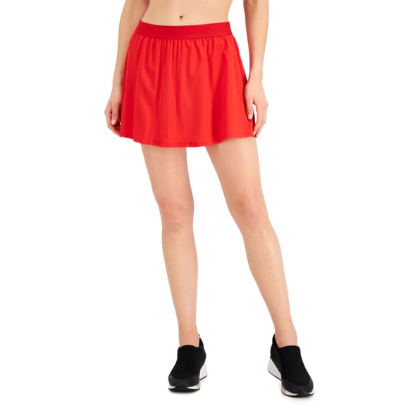 ID Ideology Womens Woven Skort Licorice Red S