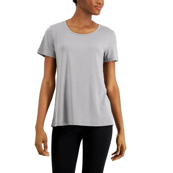 ID Ideology Womens Active Mesh Back T-Shirt Grey S