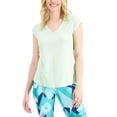 thumbnail image 1 of ID Ideology Womens Essentials Rapidry Heathered Performance T-Shirt Green Ash 2X, 1 of 1