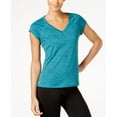 thumbnail image 1 of ID Ideology Womens Essentials Rapidry Heathered Performance T-Shirt Neo Teal S, 1 of 1