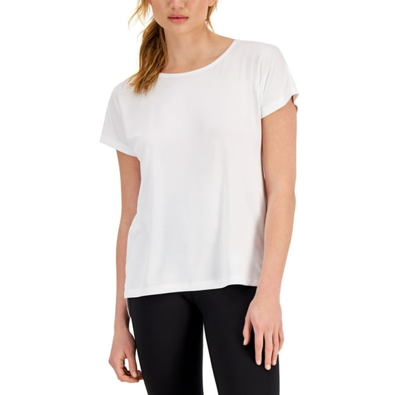 ID Ideology Womens Lightweight Techy T-Shirt Bright White S