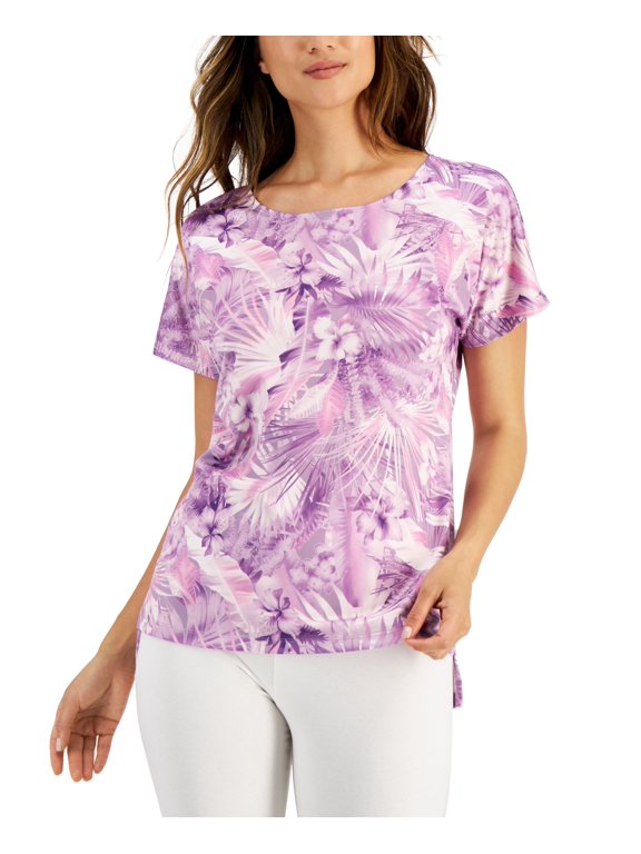 ID Ideology Womens Techy Printed T-Shirt Jungle Rhapsody XL
