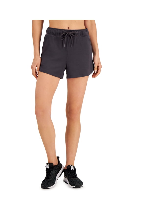 ID Ideology Womens Terry Shorts Charcoal XL