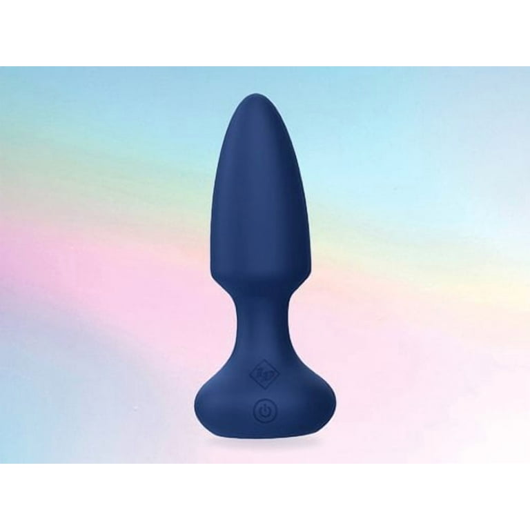 ID Lube Booty Buzzer Vibrating Anal Plug with Remote Control, Blue -  Walmart.com