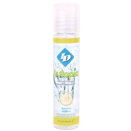 ID Lubricants Frutopia Flavored Water Based Personal Lubricant, Banana, Liquid 1 oz