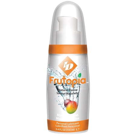 ID Lubricants Frutopia Flavored Water Based Personal Lubricant, Mango Passion, 3.4 oz, Liquids