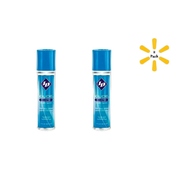 ID Lubricants,ID Glide - 17 fl. oz - 2 Pack Water Based Personal Lubricant Liquids