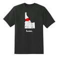 thumbnail image 1 of ID Map Idaho Home State Love Idaho Home Design T Shirt Black,XXL, 1 of 1