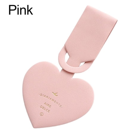 ID Name Aeroplane Bag Tag Baggage Labels Suitcase Labels Luggage Tags PINK
