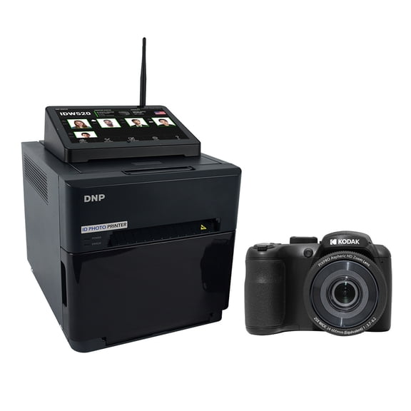 DNP ID Photo Printer System with Pixpro Camera and Wireless LCD Console
