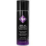 ID Silk Silicone & Water Blend Based Lube, Hybrid Personal Lubricant for Men, Women and Couples, 2.2 oz