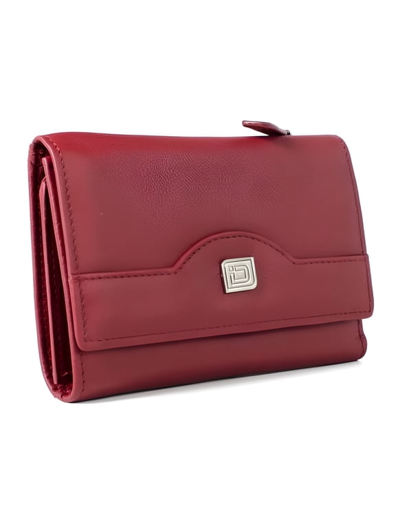 ID Stronghold RFID Blocking Secure Wallet - Ladies Compact Trifold