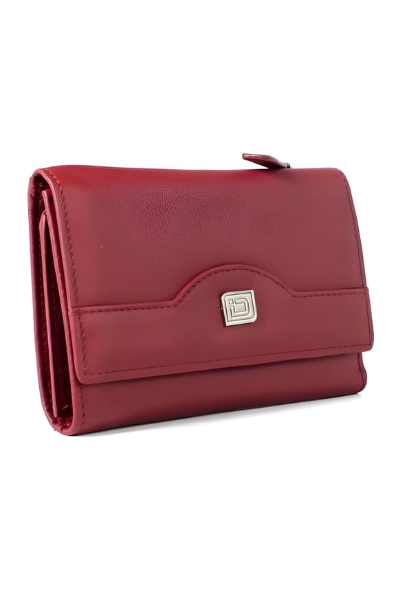RFID Blocking Secure Wallet - Ladies Compact Trifold