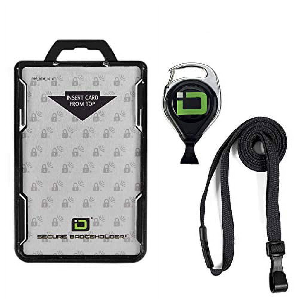 Heavy Duty Retractable Badge Reel With RFID Blocking Badge...