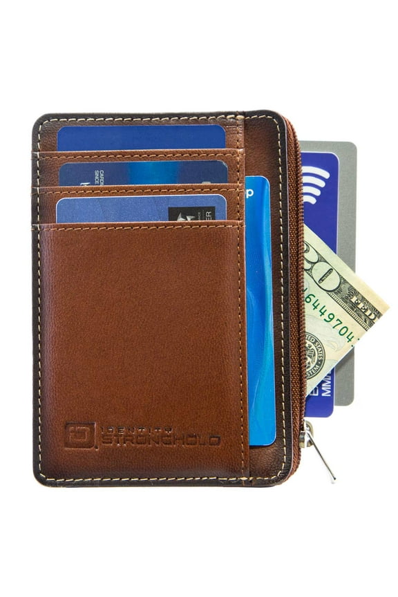 Ultimate RFID Secure Mini Wallet - Antique Brown