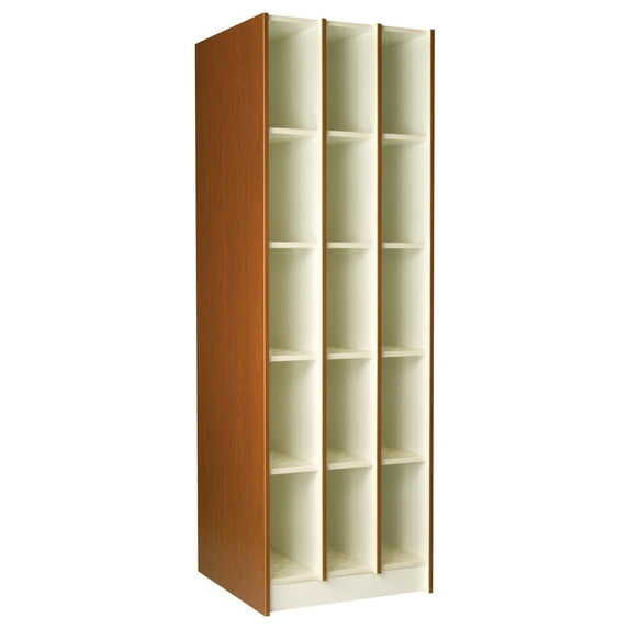 ID Systems 15 Section Open Band Instrument Storage 27"W x 84"H x 29"D
