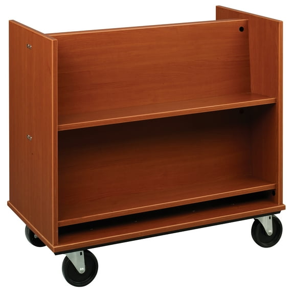 ID Systems Sloped Shelf Book Truck-36" D x 20" W x 36" H