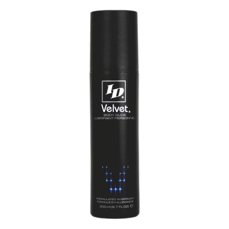 ID Velvet Body Glide Silicone Based Personal Lubricant, 6.7 oz,Water Based,Gel
