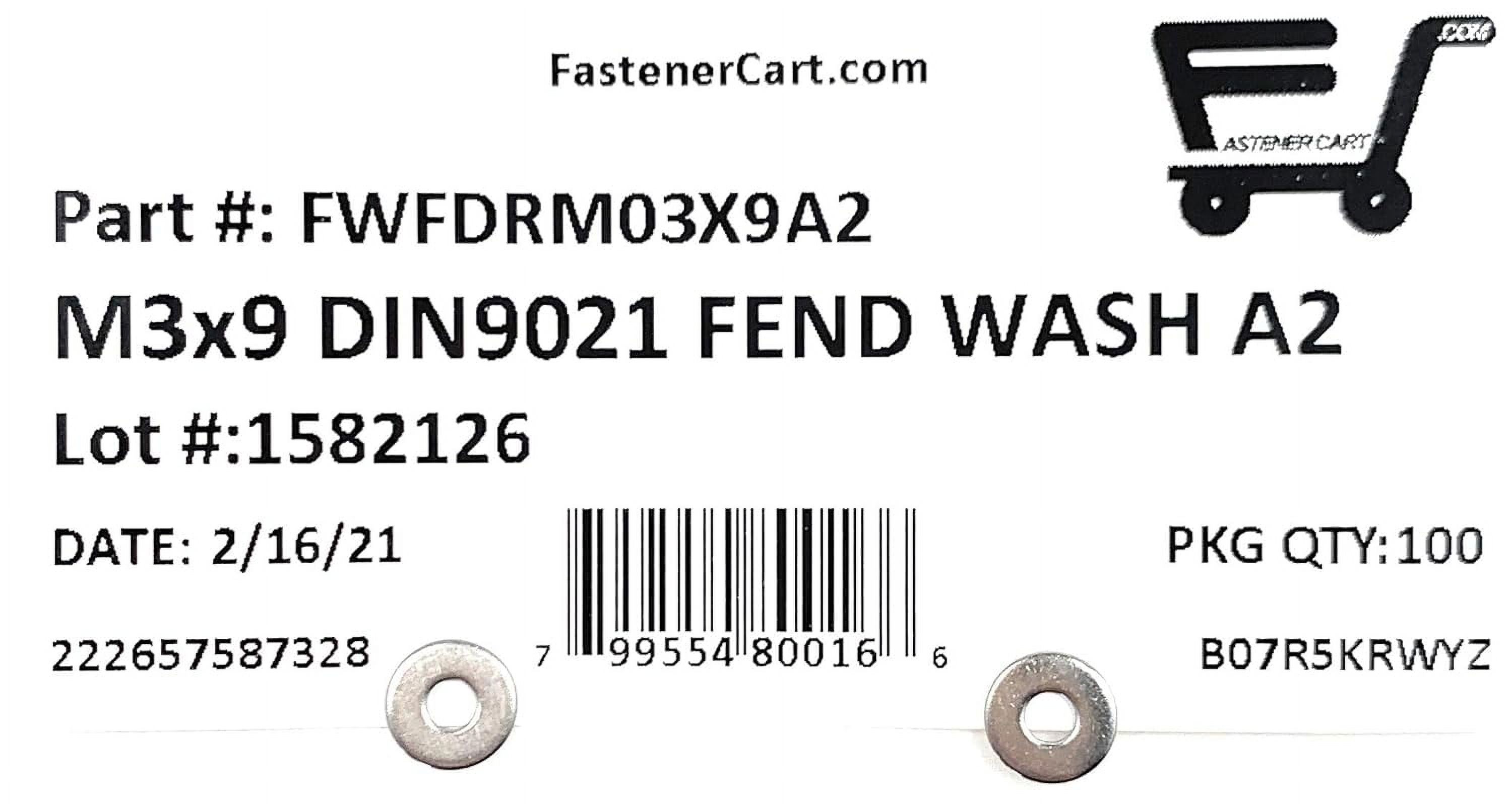 ID X 9 OD Metric Stainless Steel er Washer DIN 9021 Large OD Flat