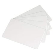 ID Zone Premium White Blank PVC Cards, 100 Pack