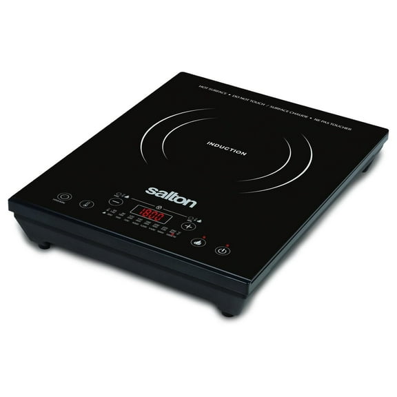 ID1350, Induction Portable Electric Cooktop, 2.5"x11.3"x14.8", Black