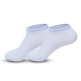 thumbnail image 1 of IDALL Ankle Socks No Show Socks Womens Women's Non Slip Yoga Socks Women's Indoor Floor Socks Fitness Exercise Thin Breathable Strap Socks Low Cut Socks Socks for Women White One Size, 1 of 3