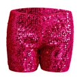 thumbnail image 1 of IDALL Athletic Shorts Rhinestone Shorts Sequin Shorts High Waisted Womens Bermuda Shorts Sweat Shorts Workout Shorts Women's Athletic Shorts Red M, 1 of 3