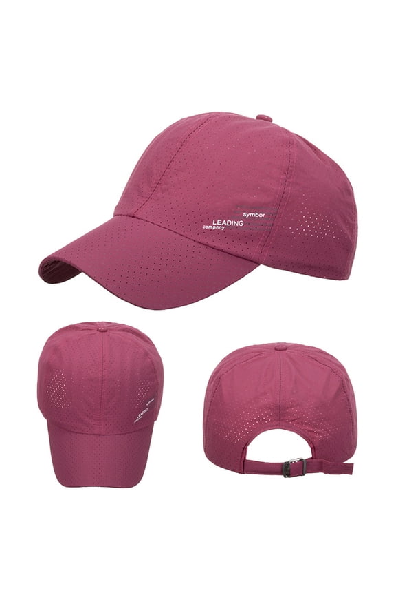 Baseball Cap Trucker Hat Fashion Women Men Sport Mountain Climbing Breathable Beach Baseball Cap Hip Hop Hat Sun Hat Visor Hats Snapback Hats Hot Pink One Size