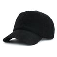 thumbnail image 1 of IDALL Baseball Cap Trucker Hat Faux Lamb Wool Baseball Cap For Men Women Teddy Fleece Sports Hats Warm Winter Outdoor Travel Gift Snapback Hats for Men Hats for Men Black One Size, 1 of 4