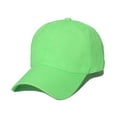 thumbnail image 1 of IDALL Baseball Cap Trucker Hat Female Summer Casual Solid Fluorescence Color Baseball Cap Adjustable Hat Visors Caps Running Hat Hats for Men Green One Size, 1 of 4