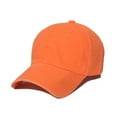 thumbnail image 1 of IDALL Baseball Cap Trucker Hat Female Summer Casual Solid Fluorescence Color Baseball Cap Adjustable Hat Visors Caps Running Hat Hats for Men Orange One Size, 1 of 3