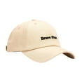 thumbnail image 1 of IDALL Baseball Cap Trucker Hat Mens And Womens Summer Fashion Casual Sunscreen Baseball Caps Cap Hats Snapback Hats for Men Hats for Men Beige One Size, 1 of 1