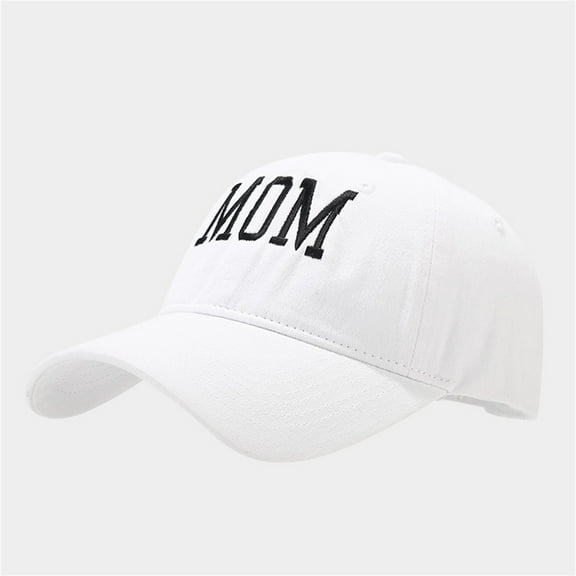 IDALL Baseball Cap Trucker Hat Mom And Dad Hats Fathers Day Mom Dad Gifts Hat Embroidered Adjustable Baseball Caps Gift For Couples Parents Gorras Para Hombres Originales Hats for Men White 2 A