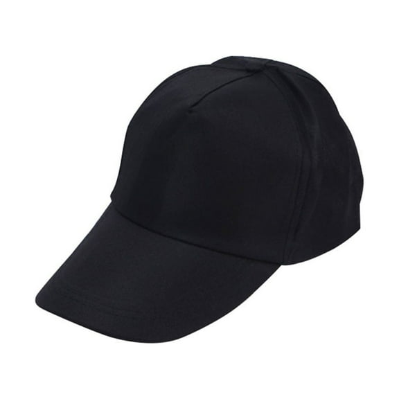 IDALL Baseball Cap Visor Hats Women Hat Unisex Hat Solid Color Polyester Hat Fashion Hat Running Hat Hats for Women Black One Size