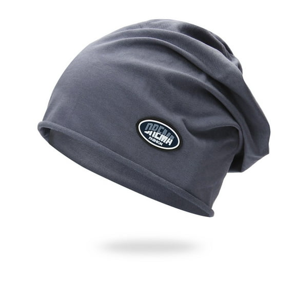 IDALL Beanie Skull Cap All-match Thin Patched Toe Ca P Hood Ca P Knitted Hat Net Red Pile Hat Hats for Men Brown One Size