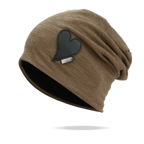 IDALL Beanie Skull Cap Womens Street Knit Hat Head Pile Hat Cold Hat Baotou Hat Unisex Running Hat Hats for Men Coffee One Size