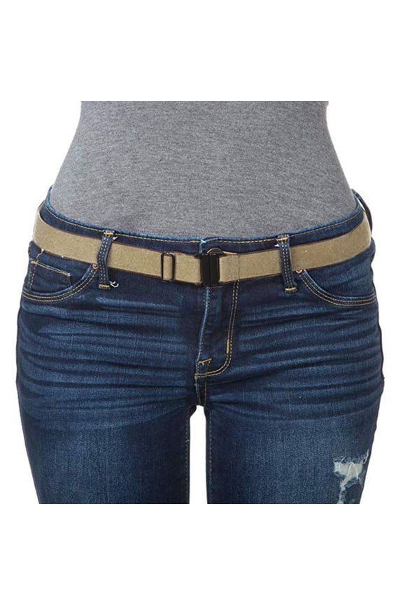 Belts for Women,Western Belts Non Slip Backing Flat Buckle Stretch No Belt Adjustable Show Belt Corset Belt,Waist Chain Beige