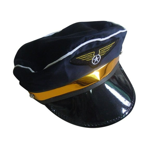 IDALL Beret Hats Captain Hat Captain Hat Sailor Hat for Women Boating Captain Hat for Men for Party Z Black One Size