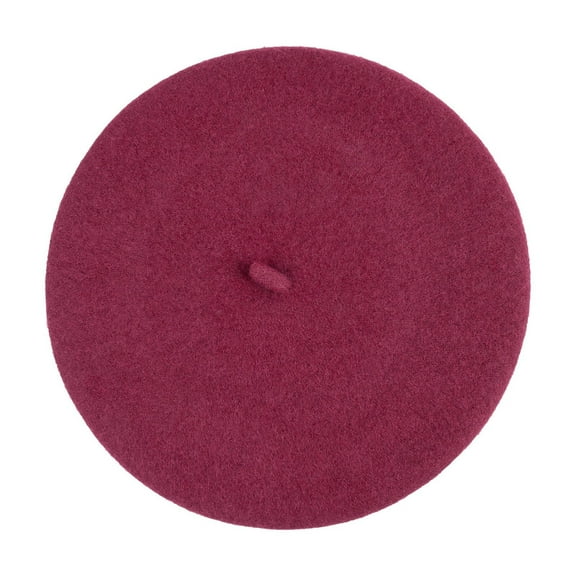 IDALL Beret Hats Newsboy Cap Wool Beret Hat French Hats Fashion Ladies Beret Caps For Women Girls Lady Hats for Women Beanie Pink M