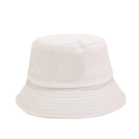 IDALL Bucket Hat Sun Hat Bucket Hats Soild Summer Travel Beach Sun Hat Cap Unisex Beach Hat Hats for Women Beige One Size