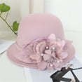 thumbnail image 1 of IDALL Bucket Hats Fedora Hats for Women Women Fashion Beret French Style Painter Hat Cap Vintage Warm Party Top Hat Beach Hat Purple One Size, 1 of 3